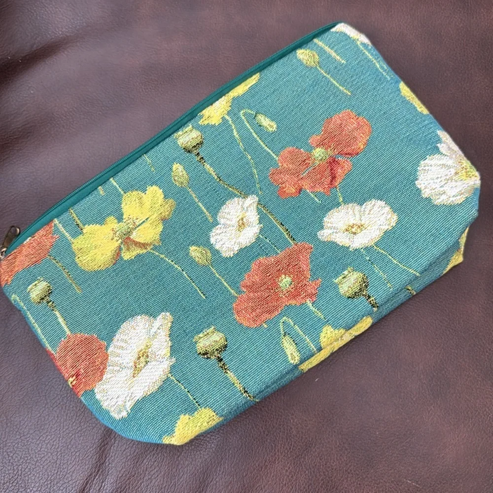 Belly Moden Poppy Fabric Cosmetic Bag